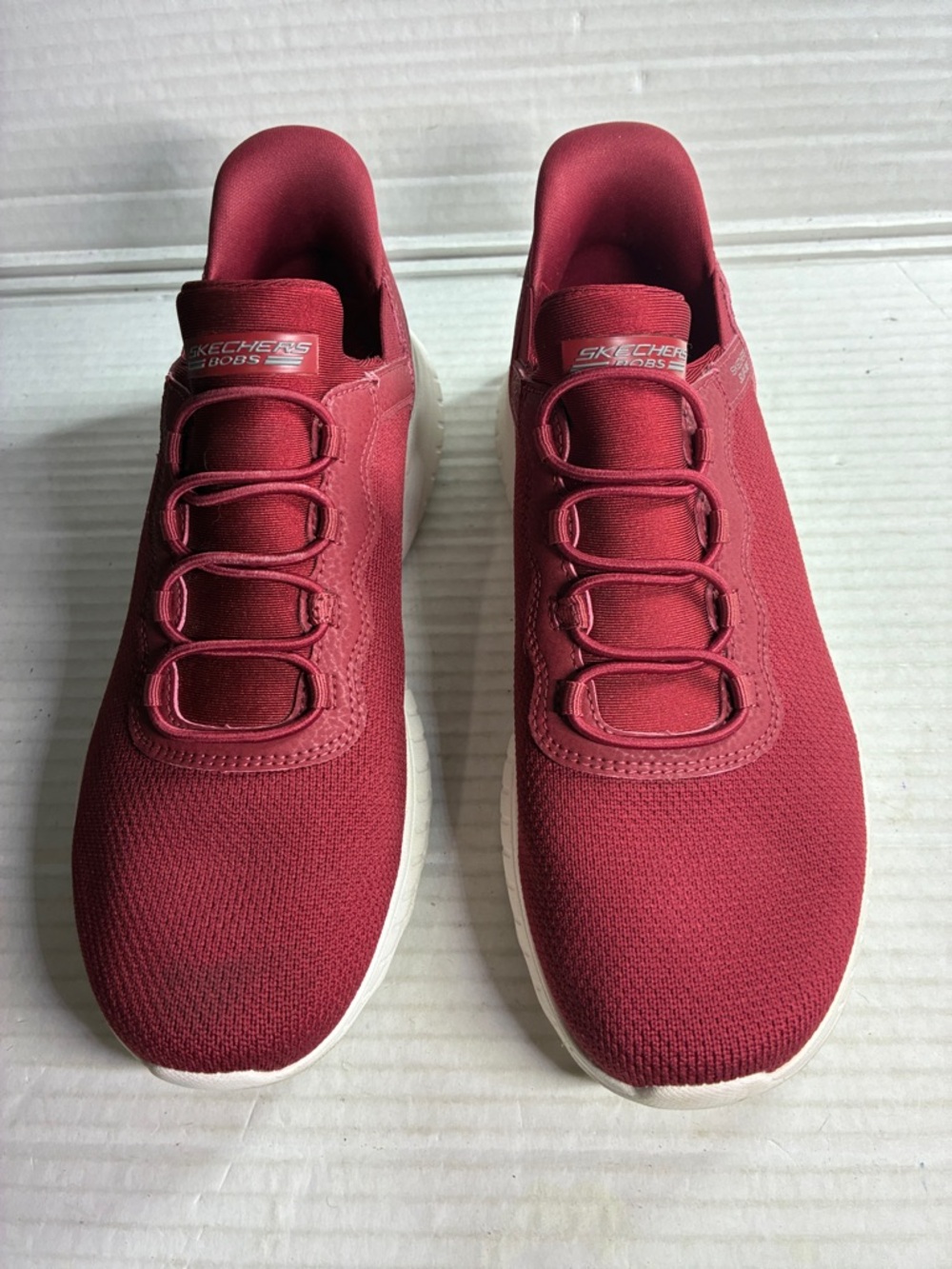 Skechers Burgundy Slip-On Athletic Sneakers USED